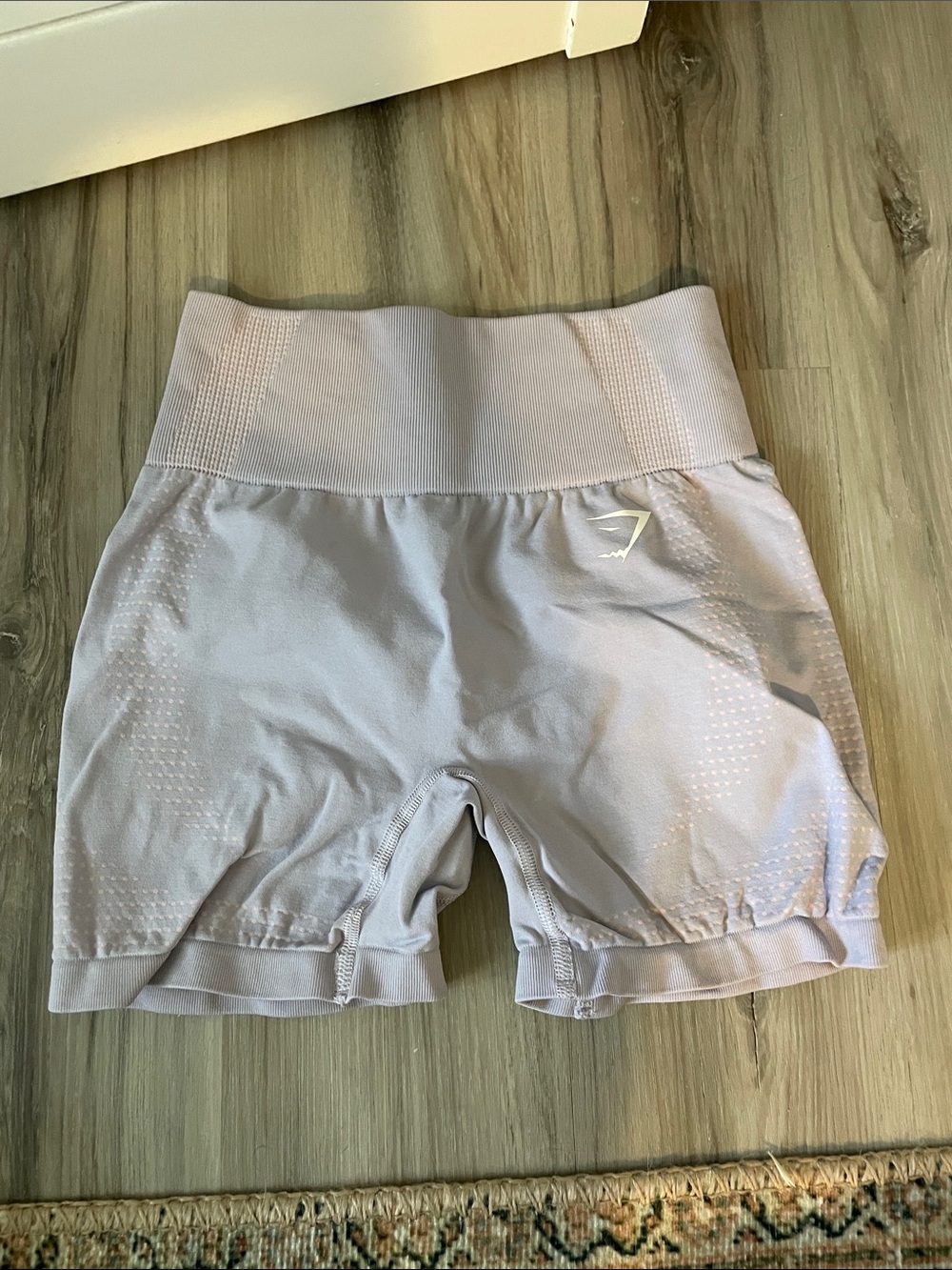 Gymshark Women's Vital High-Waist Seamless Bike Shorts in Pale Lilac